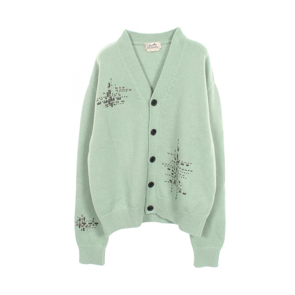 Hermes V Neck Cardigan Sweater Long #362768H69B